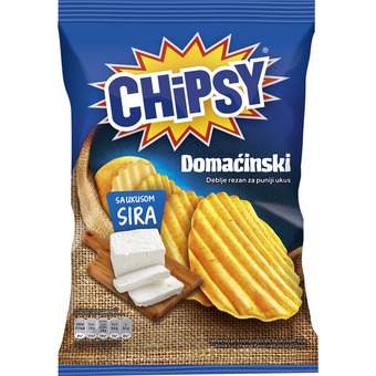 057774 Chipsy čips domaćinski feta sir 60 g
