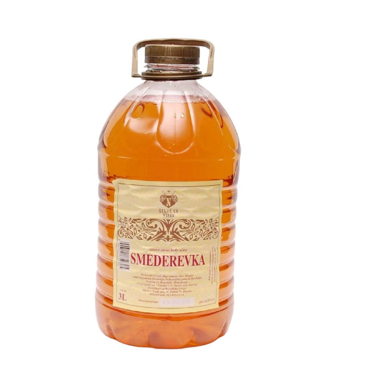 Nikolas Wines Belo vino Smederevka 3l