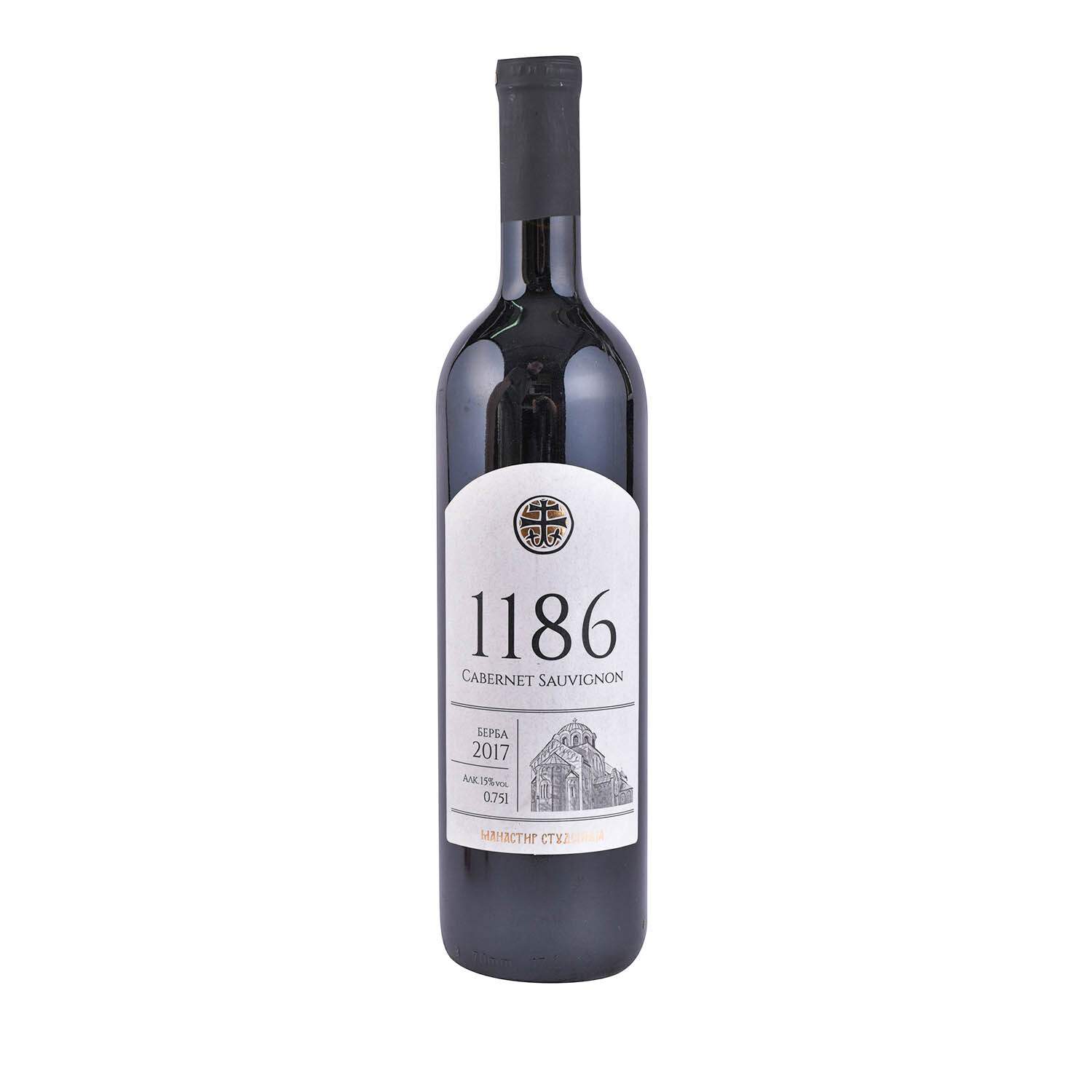 Manastir Studenica Crno vino cabernet sauvignon 1186 0.75l