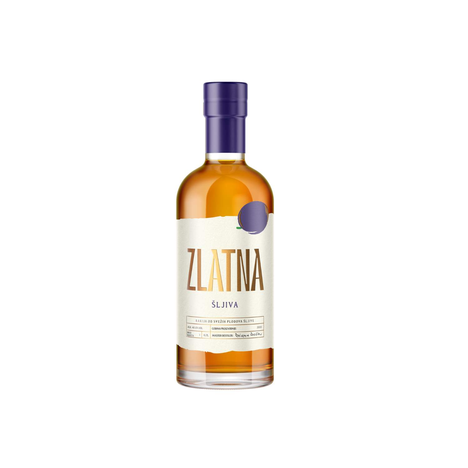 Zlatna Rakija sljiva 0.7l