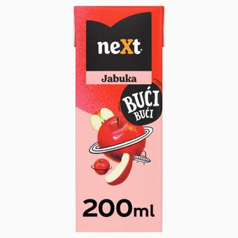052058 Next bući bući sok jabuka 100% 200 ml