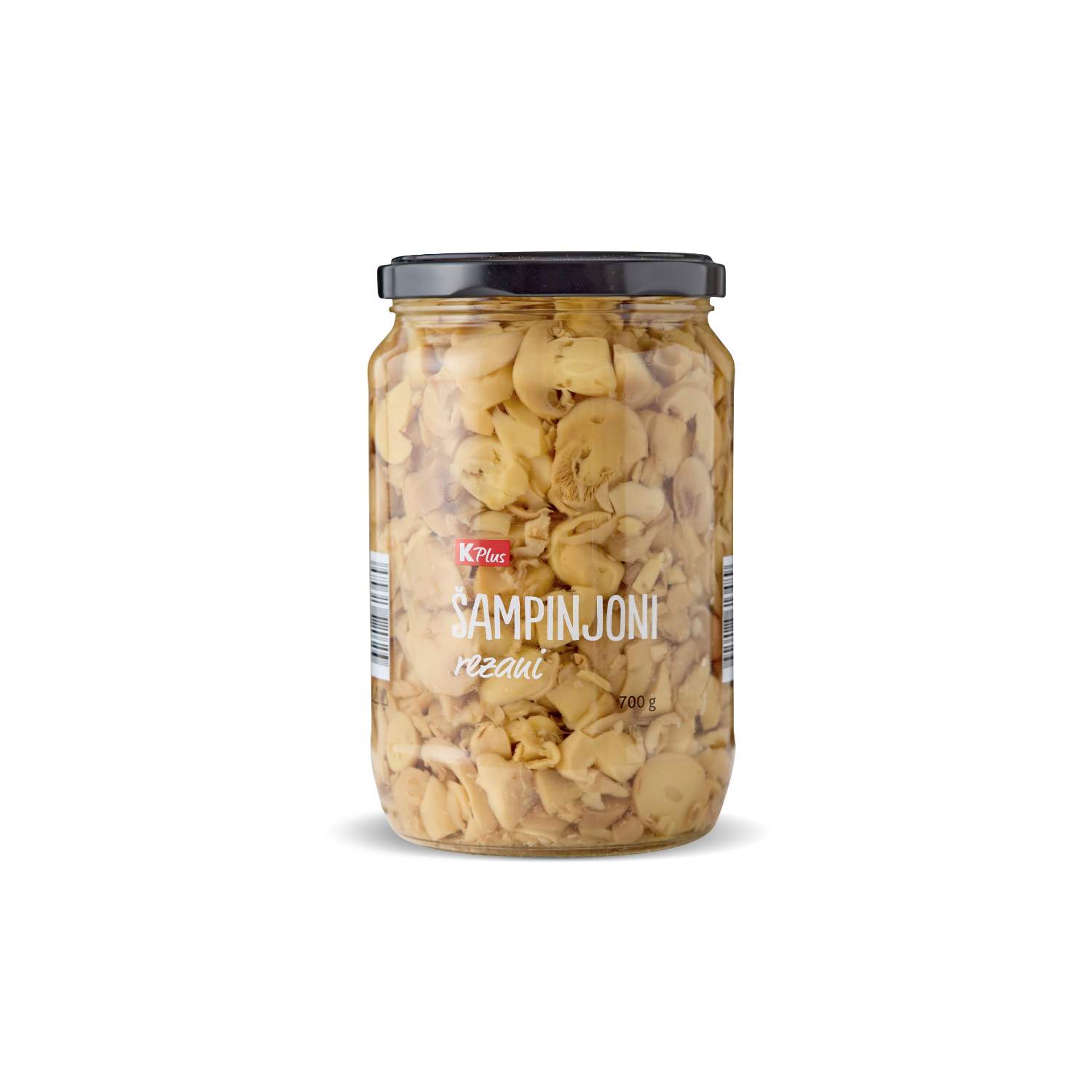 K Plus Sampinjoni seckani 700g