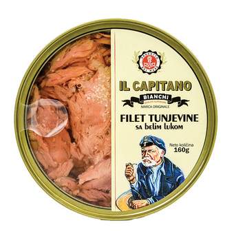 FILETI TUNJEVINE SA BELIM LUKOM 160GR IL CAPITANO