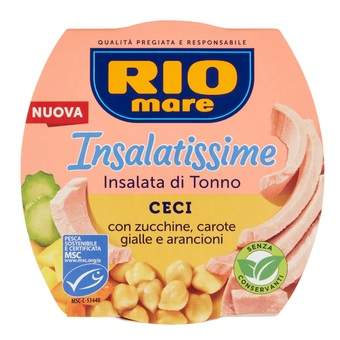 TUNJEVINA U SALATI SA LEBLEBIJAMA 160G RIO MARE
