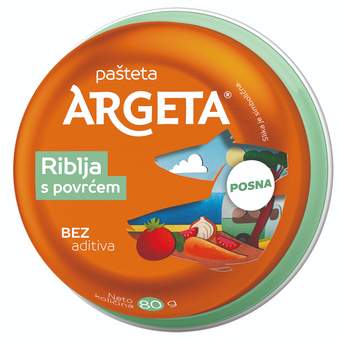 ARGETA RIBLJA PASTETA SA POVRCEM 80G