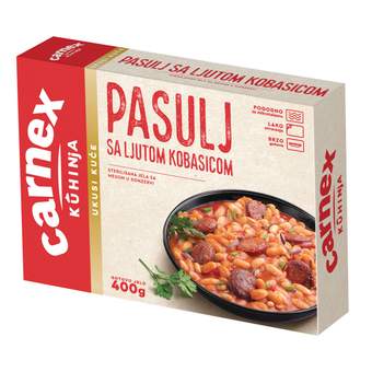 GOTOVO JELO CARNEX PASULJ SA LJUTOM KOBASICOM 400G