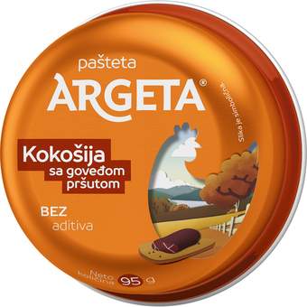 pasteta argeta sa govedjom prsutom 95g atlantic