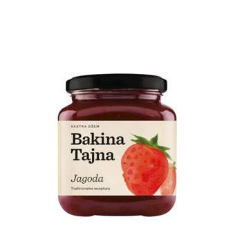 DŽEM DOMAĆI OD JAGODA 375G BAKINA TAJNA