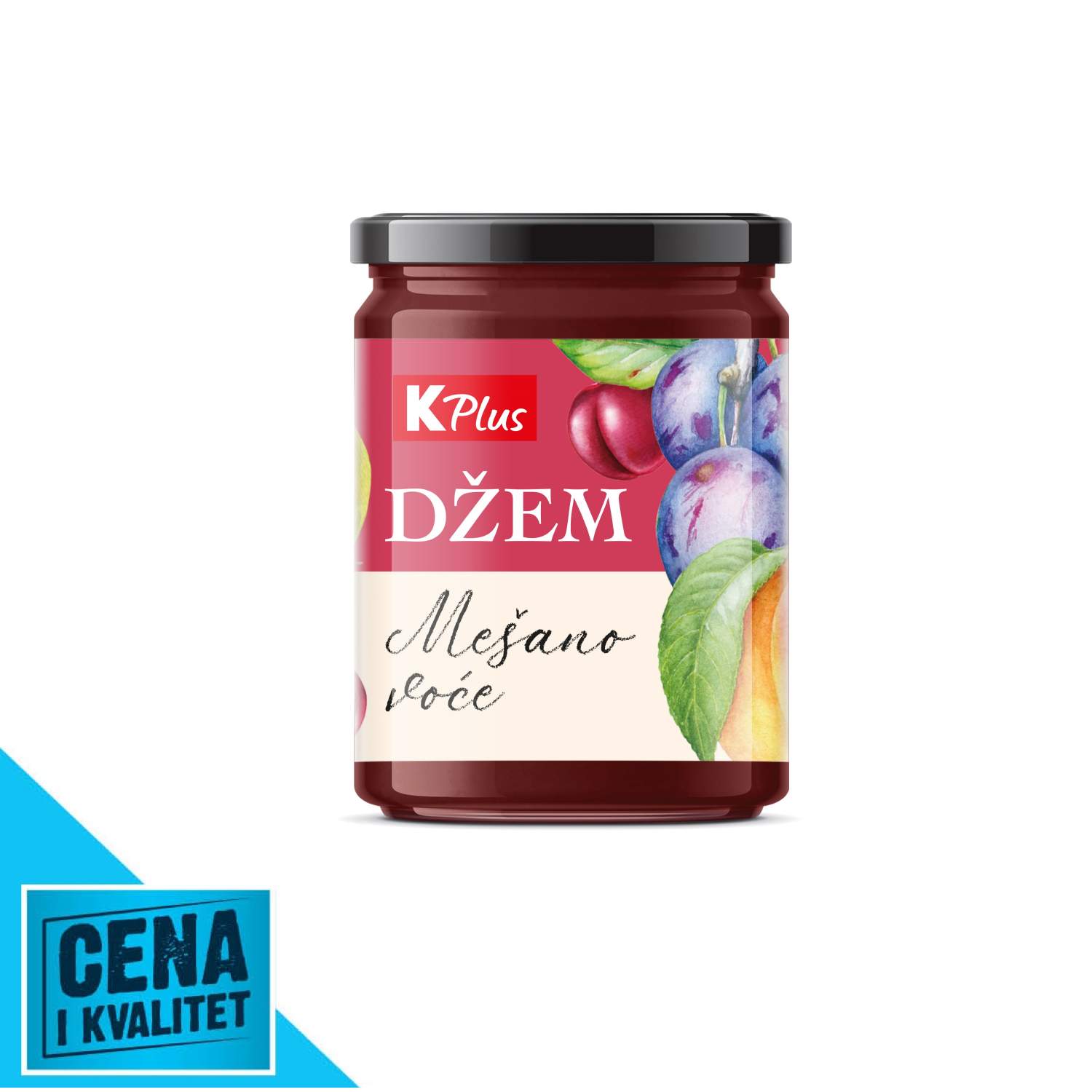 K Plus Dzem od vocne mesavine 680g