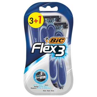 BIC BRIJAC MUSKI FLEX3 BLISTER 3+1 KOM