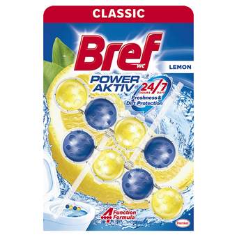 OSVEZIVAC ZA WC SOLJU BREF POWER AKTIV LEMON DUO PACK 2*50G