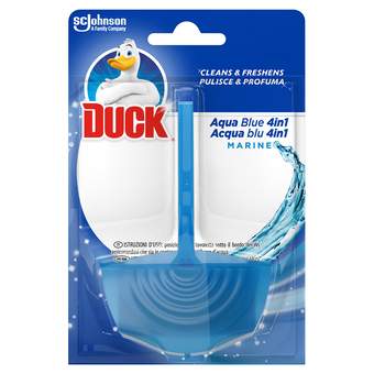 OSVEZIVAC ZA WC SOLJU DUCK AQUA BLUE 4U1 TVRDA KORPICA 40GR