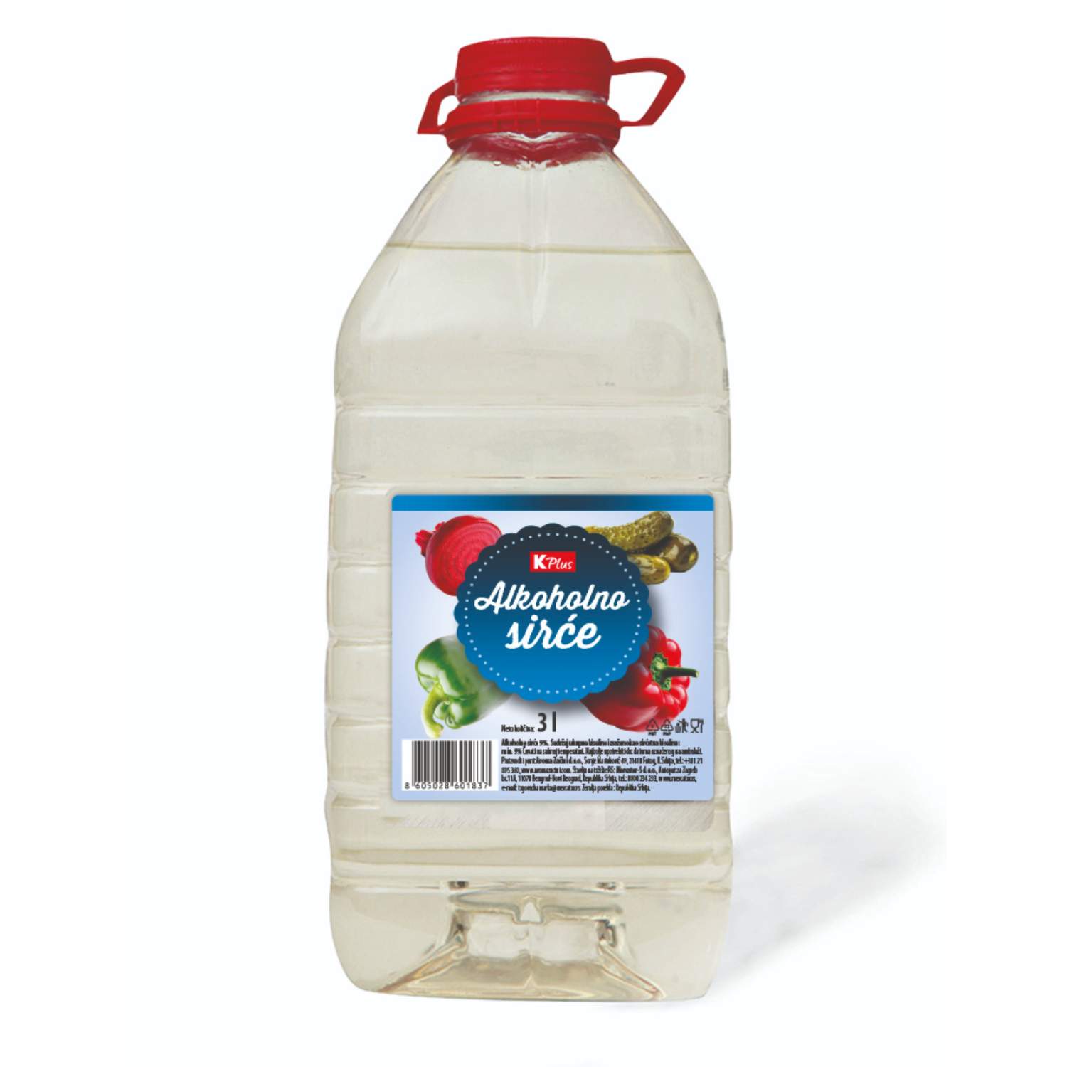 K Plus Alkoholno sirce 3l