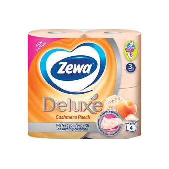 031338 Zewa deluxe breskva 4 rolne aqt 3sl.