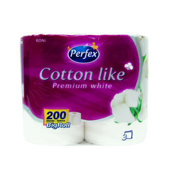 WC PAP.PERFEX 4/1 COTTON LIKE 3SL. 200 LISTA (21/462)