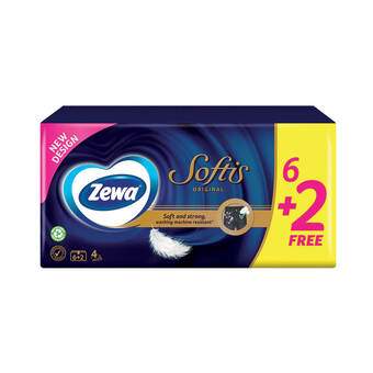 315322 Zewa maramice softis neutral 6+2 gratis