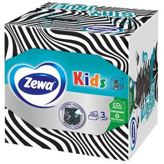 ZEWA KIDS MARAMICE 3D BOX ZOO 60 KOM