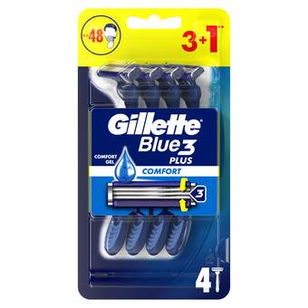 BRIJAC GILLETTE BLUE 3 REGULAR 3S + 1S GRATIS