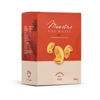 TESTENINA PIPE RIGATE MAESTRO 500GR DANUBIUS