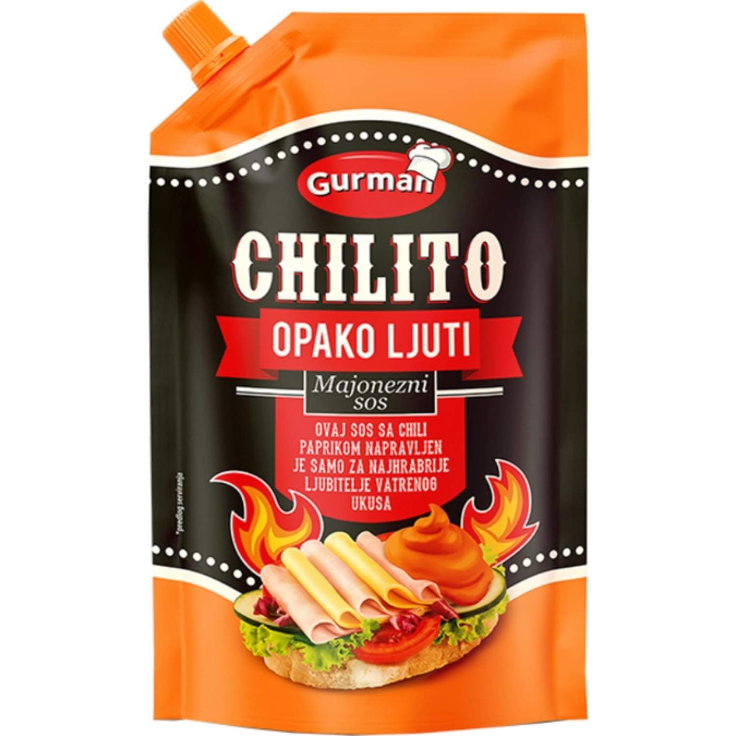 Gurman Chilito opako ljuti sos 300g