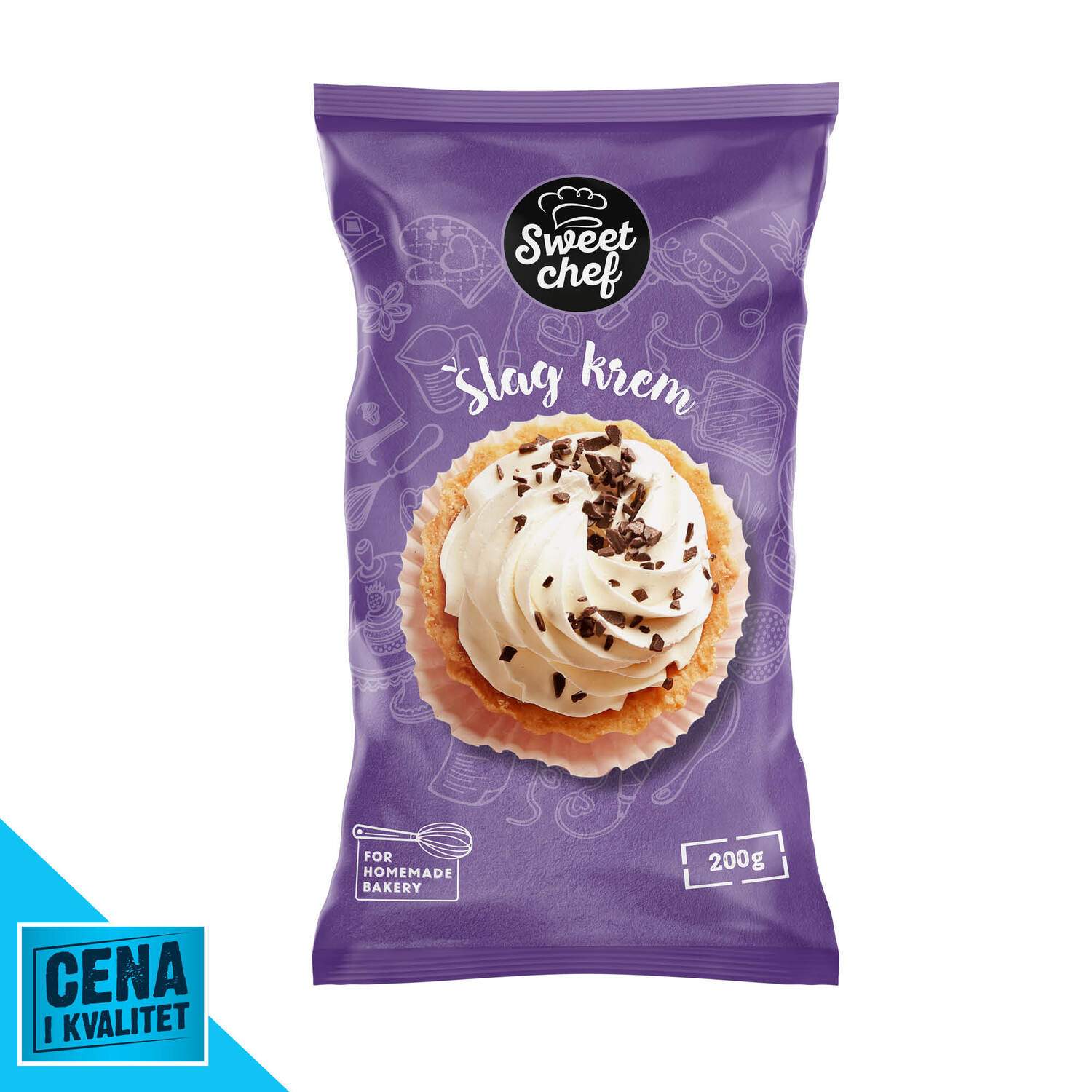 Sweet Chef Slag krem 200g