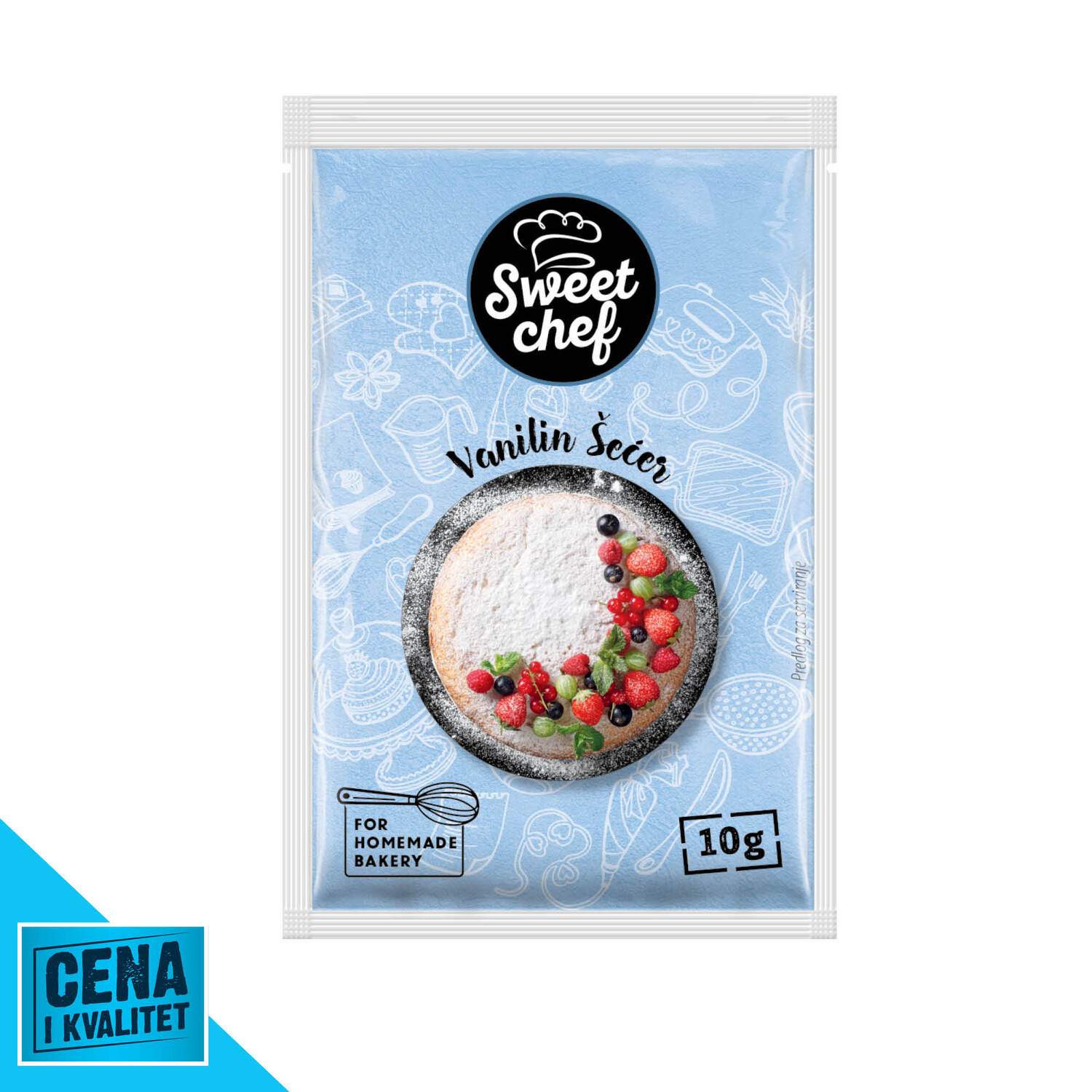 Sweet Chef Vanilin secer 10g