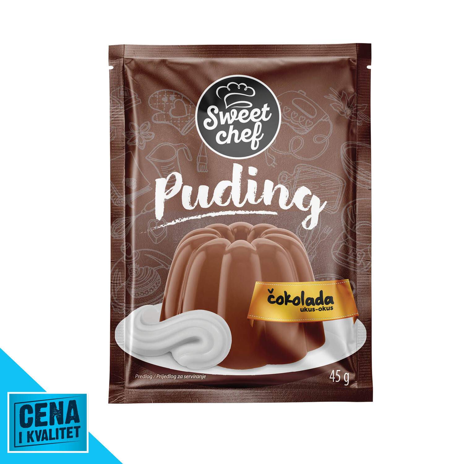 Sweet Chef Puding cokolada 45g