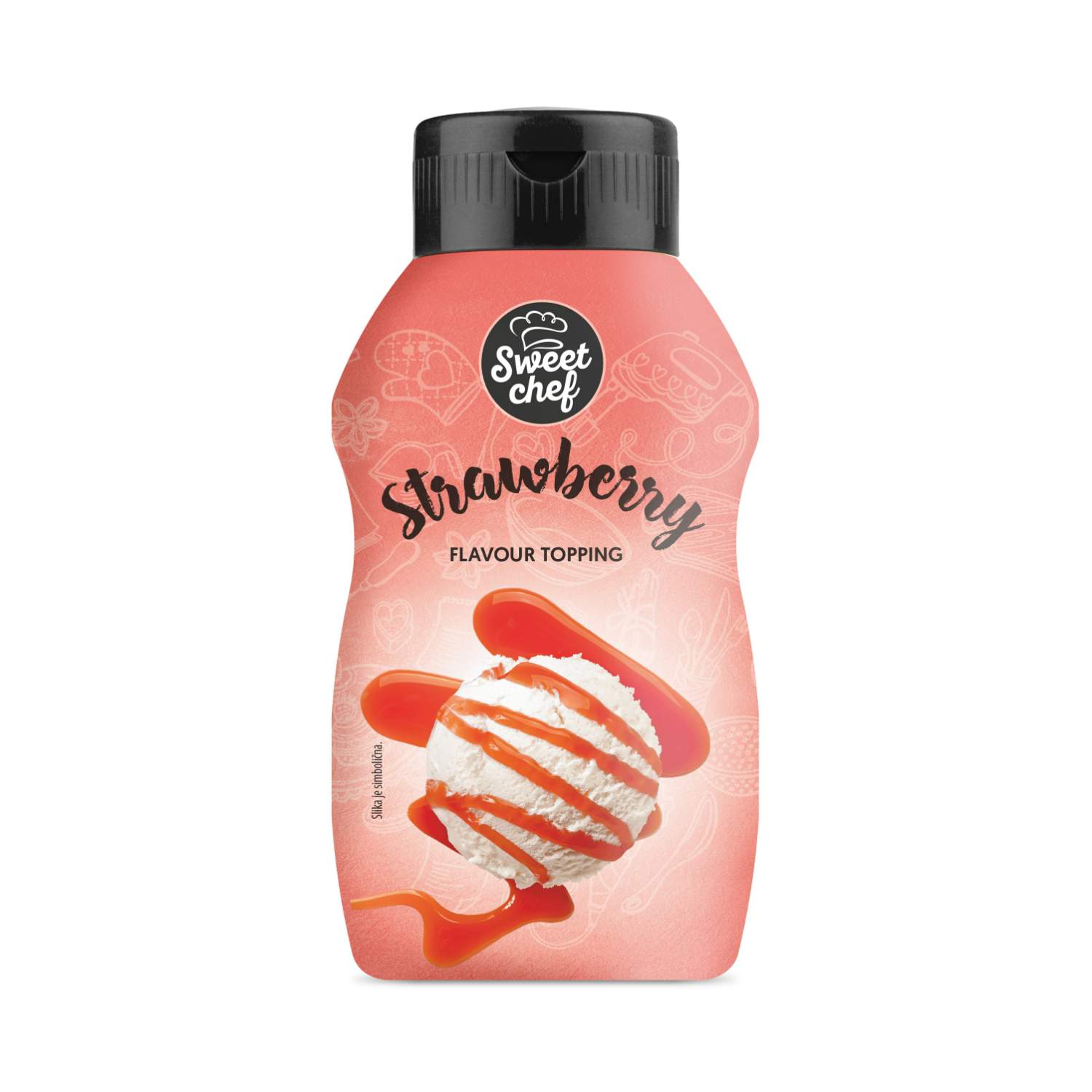 Sweet Chef Toping jagoda 320g