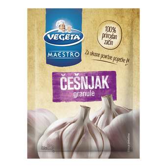 ZAČIN VEGETA MAESTRO BELI LUK GRANULE 25GR PODRAVKA