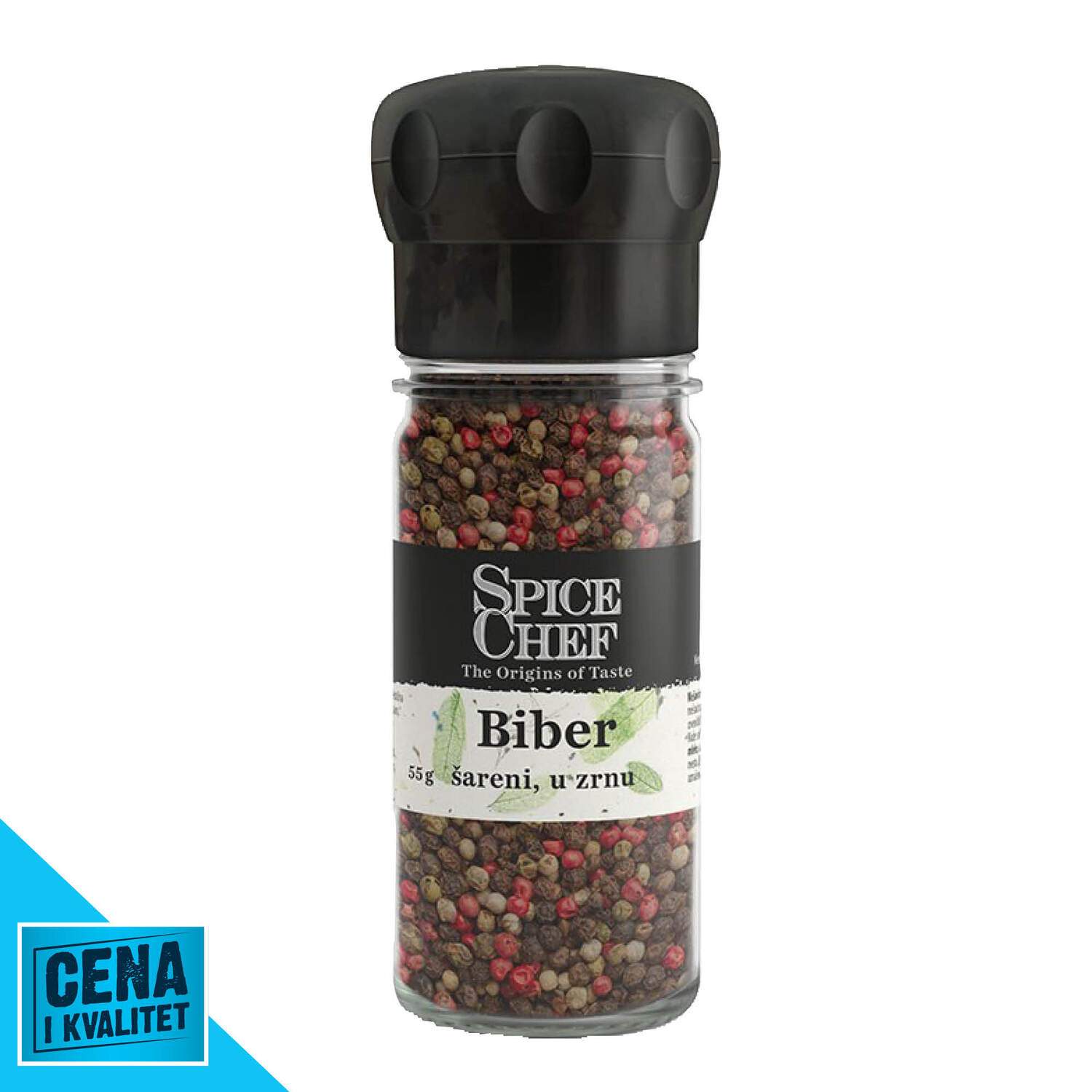 Spice Chef Biber sareni u zrnu mlin 50g