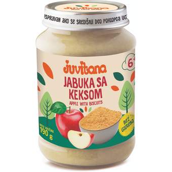 Juvitana kašica jabuka sa keksom 190g