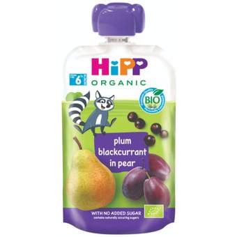 Hipp Kašica Voćni užitak - kruška, šljiva i ribizla 100gr