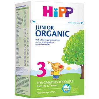 MLEKO ZA ODOJČAD PRELAZNO ORGANIC 500 G JUNIOR 3 HIPP