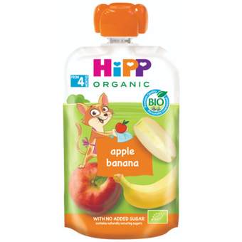 Hipp voćni užitak jabuka i banana 100g