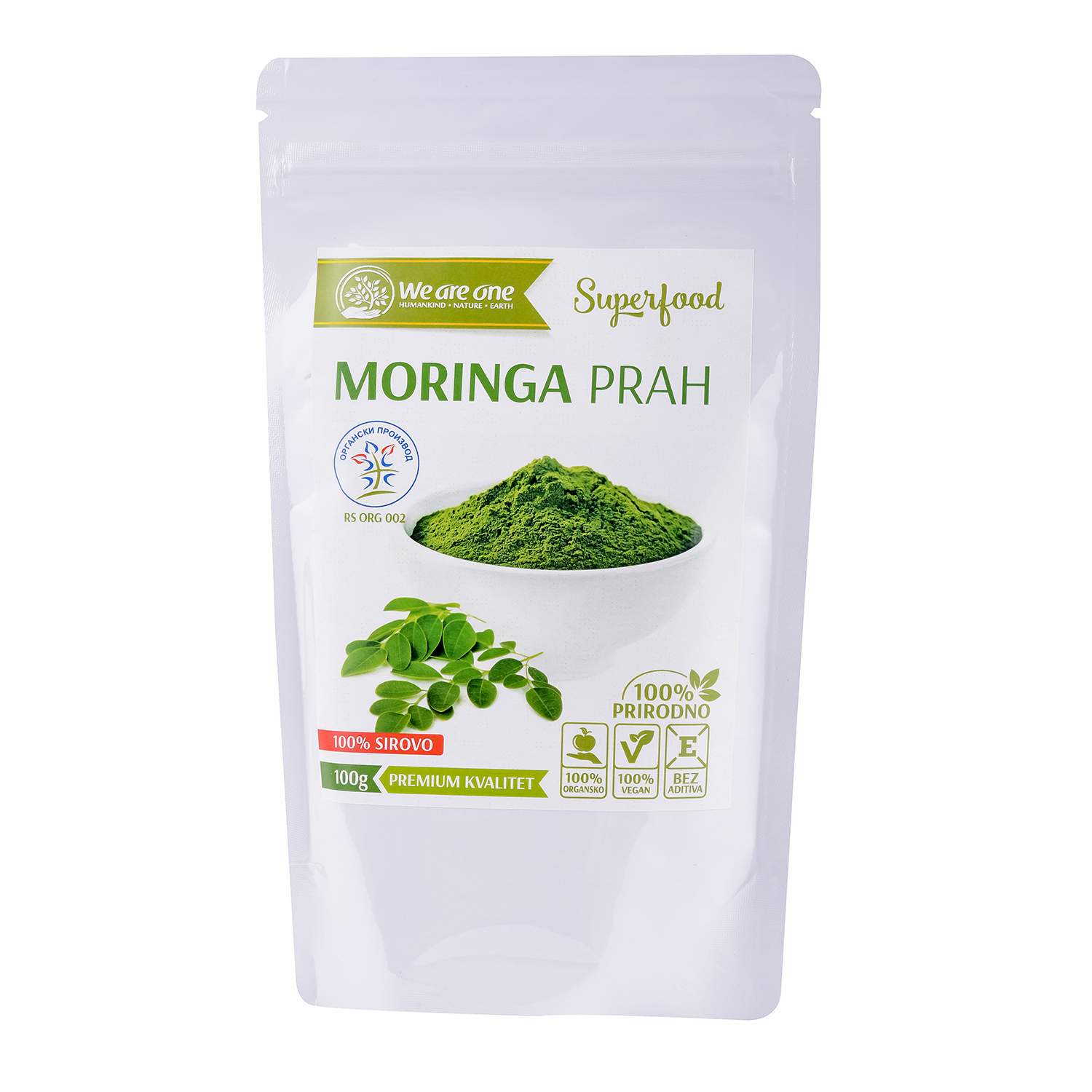 We are one moringa prah organski 100g we are one sim natura | Idea