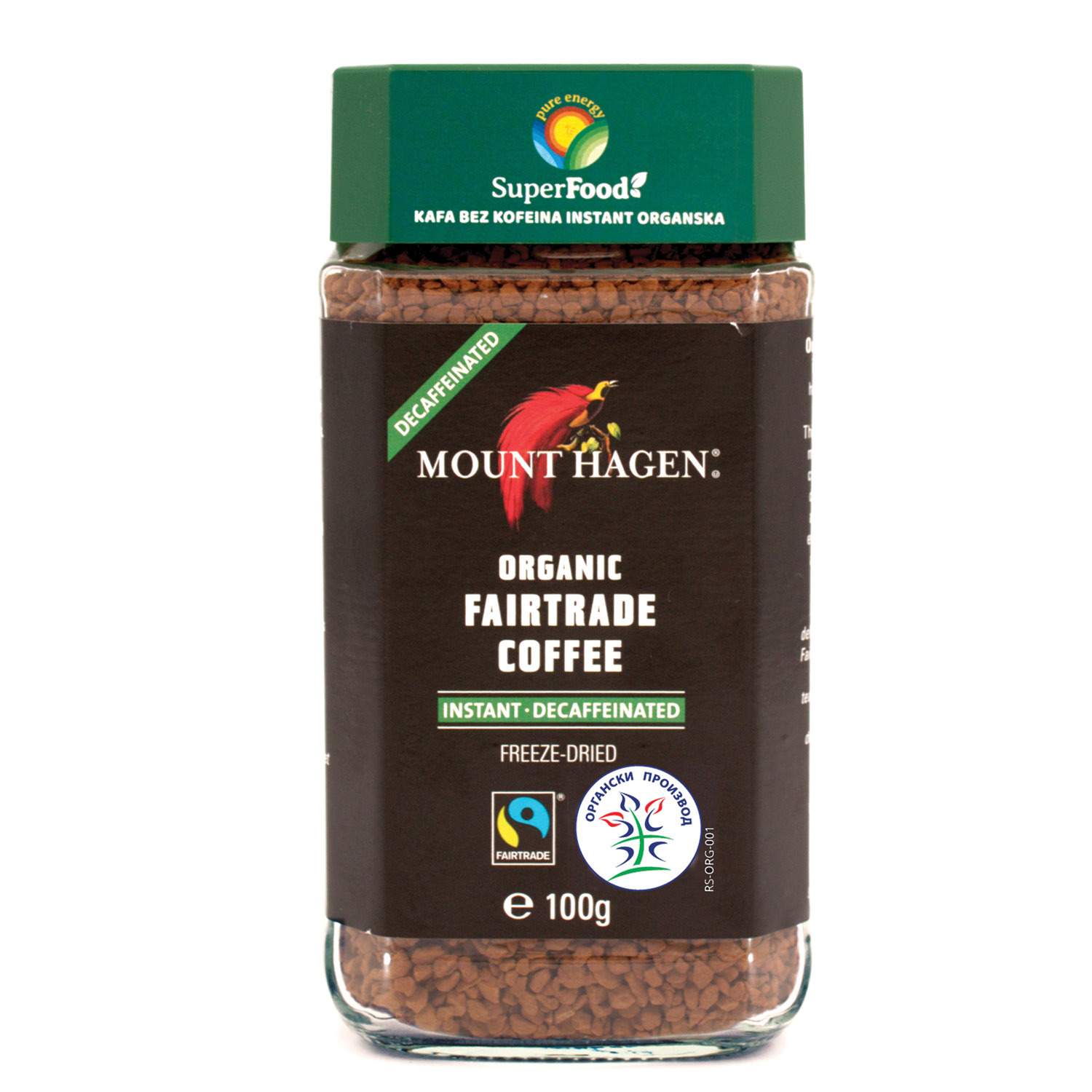 Superfood Instant kafa bez kofeina organic 100g