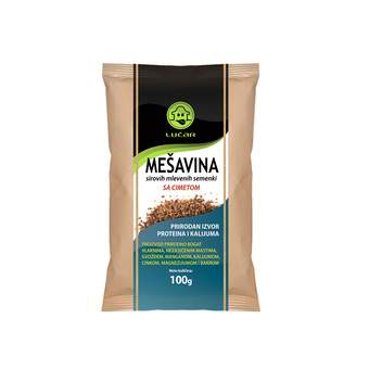 MESAVINA SIROVIH MLEVENIH SEMENKI SA CIMETOM 250G LUCAR