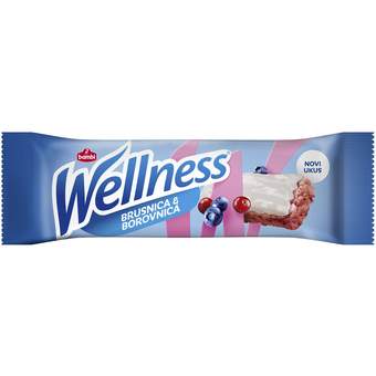 KEKS WELLNESS NO SUGAR BRUSNICA BOROVNICA MUSLI TABLA 23GR
