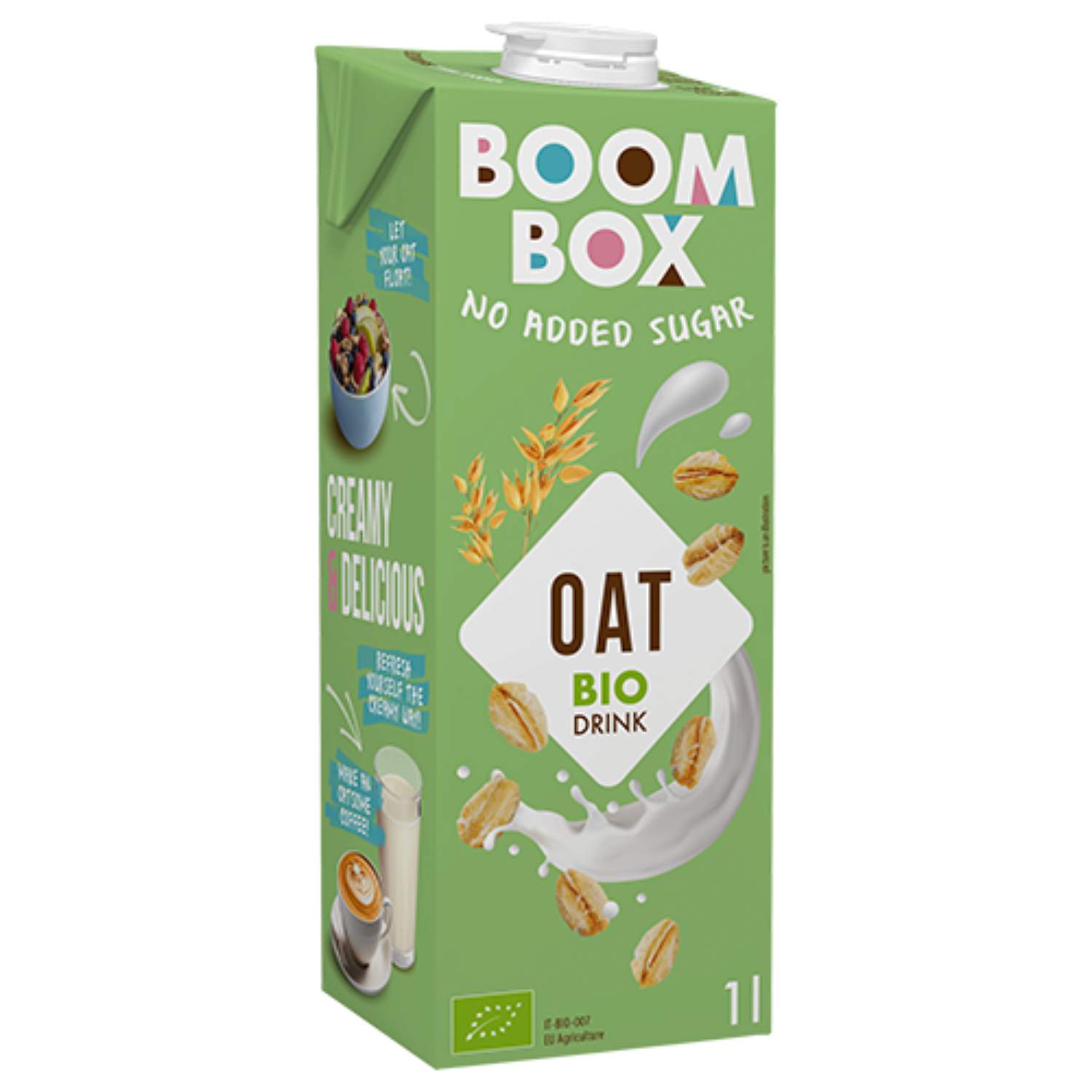 Boom box napitak bio ovseni s kalcijumom 1l boom box Idea