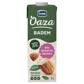 IMLEK OAZA NAPITAK OD BADEMA BEZ DODATOG SECERA 1L TB EDGE