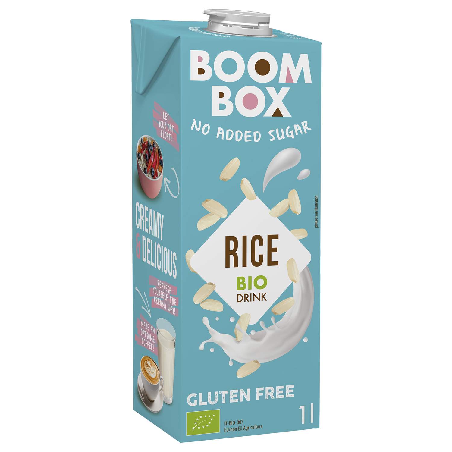 Boom Box Napitak pirinac bio 1L