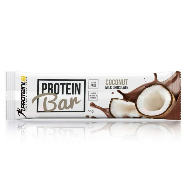 Proteini Si protein bar coconut milk chocolat 55g proteini si Idea