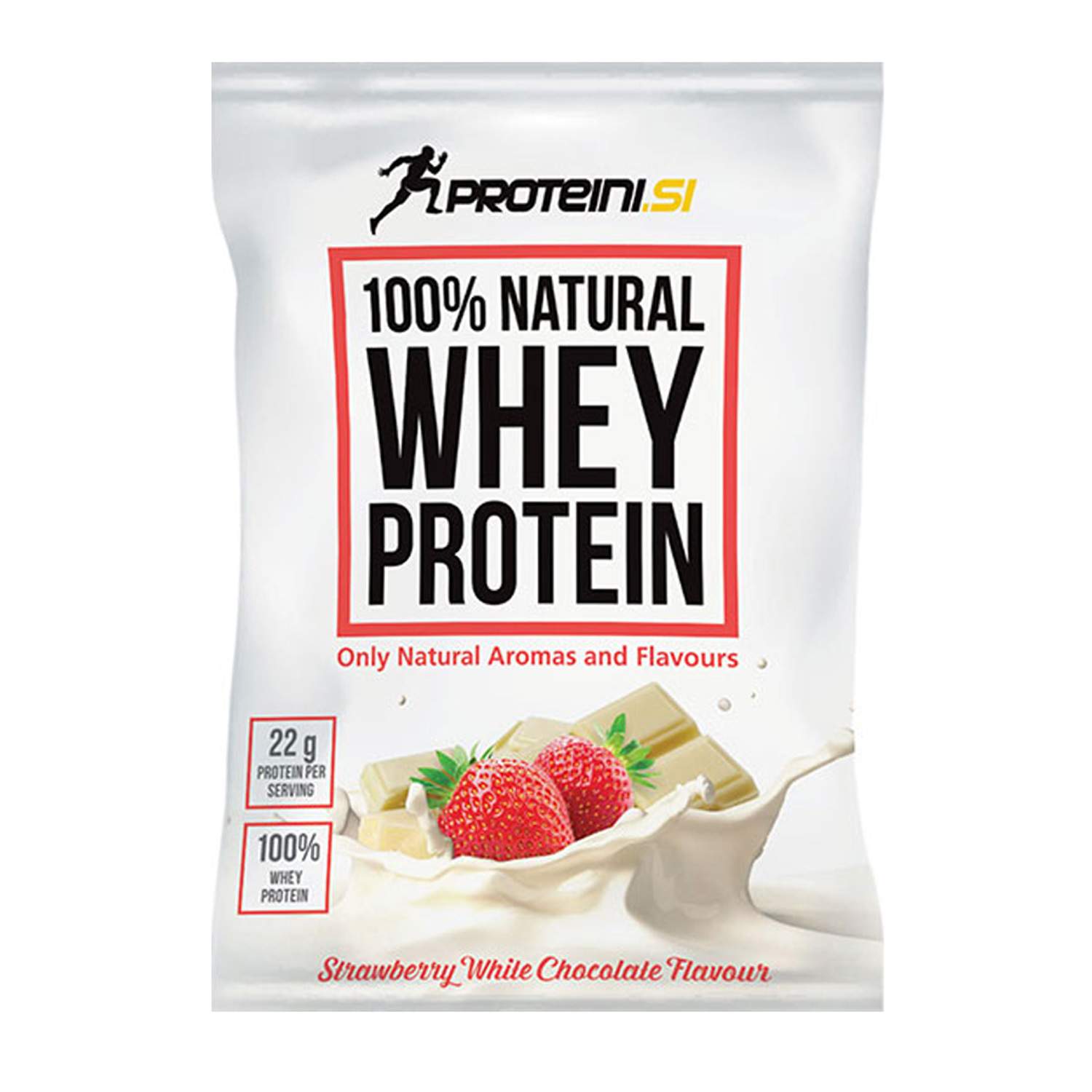 Proteini Si Protein 100% Natural Whey Jagoda B 30g Proteini Si | Idea