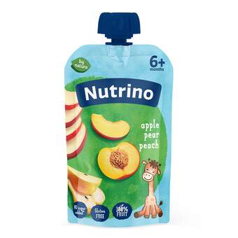 NUTRINO VOĆNI PIRE - JABUKA,KRUŠKA I BRESKVA 100G