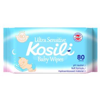 Kosili vlažne maramice za bebe plave 80/1