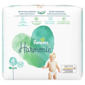 PAMPERS PELENE HARMONIE MAXI VP S4, 9-14KG, 28KOM