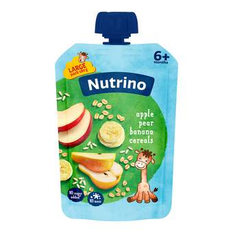 PIRE OD VOĆA JABUKA KRUŠKA BANANA ŽITARICE 180G NUTRINO