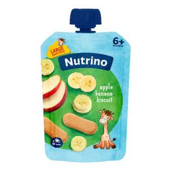 Voćna kaša jabuke i banane sa keksom, od 6.meseca, 180 g