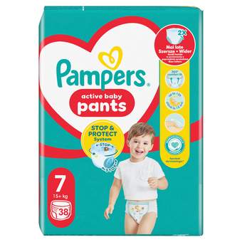PELENE PAMPERS PANTS JP 7 38 KOM P&G
