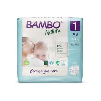 Bambo Nature Eco-Friendly 1 pelene za bebe A22 (2-4kg)